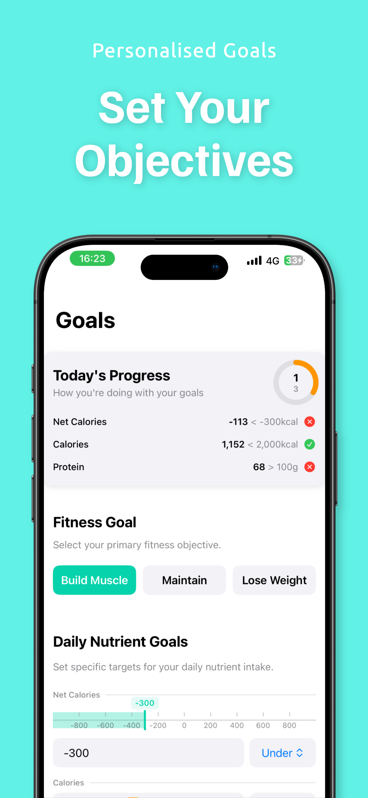 CalorieCat App Screenshot 3