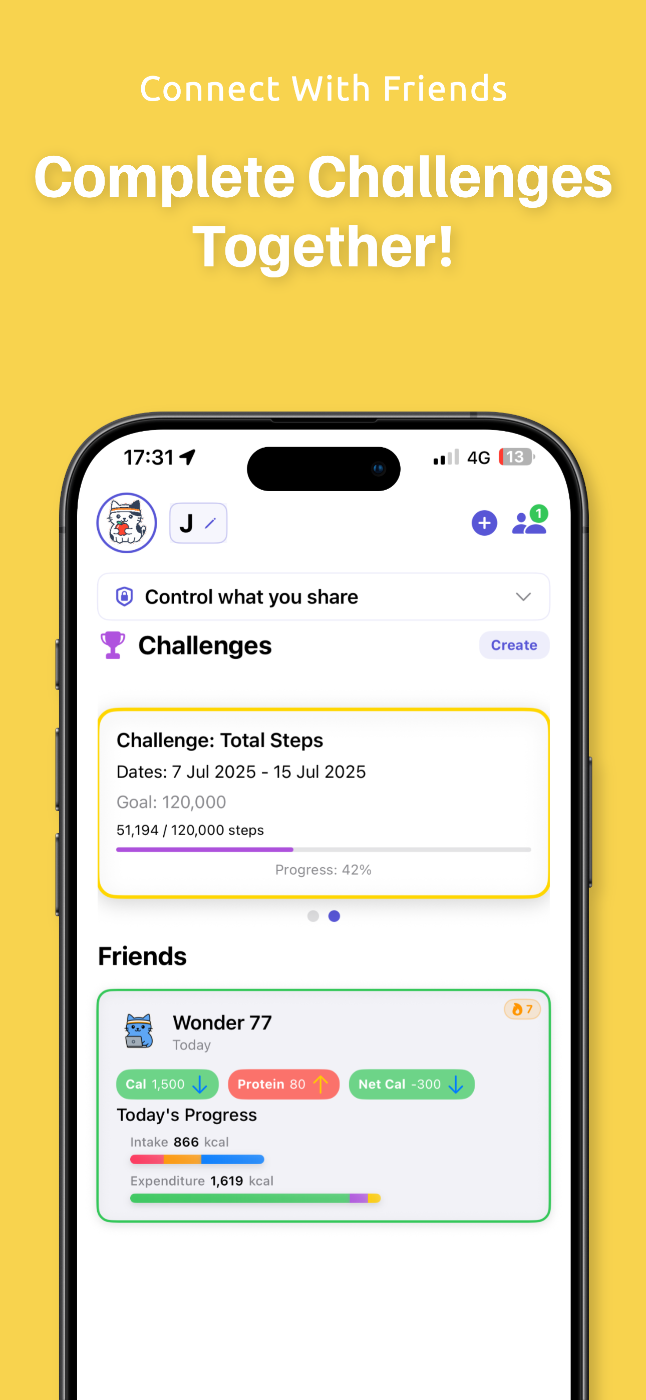 CalorieCat App Screenshot 6